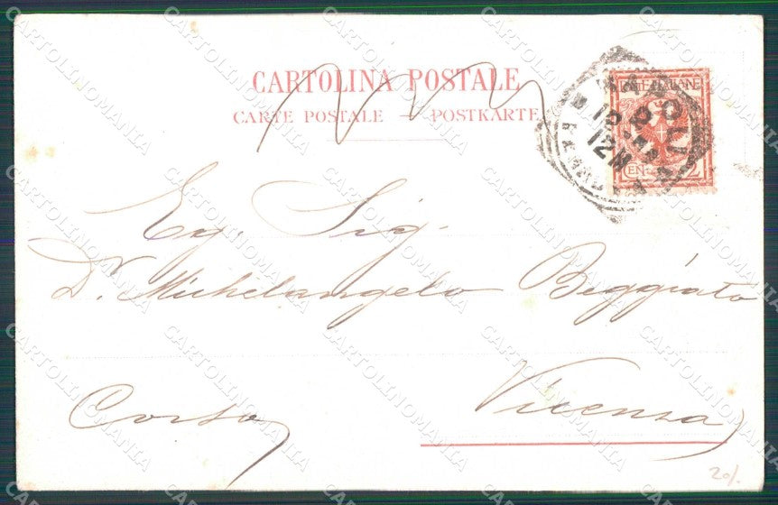 Napoli Città Tipi Napoletani Richter 173 Esposito cartolina MX7453 – retro