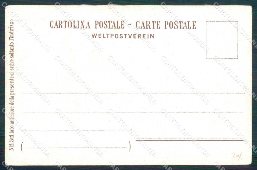 Napoli Città Costumi Venditrice Acqua Ferrata PIEGHINA cartolina MX7467 – retro