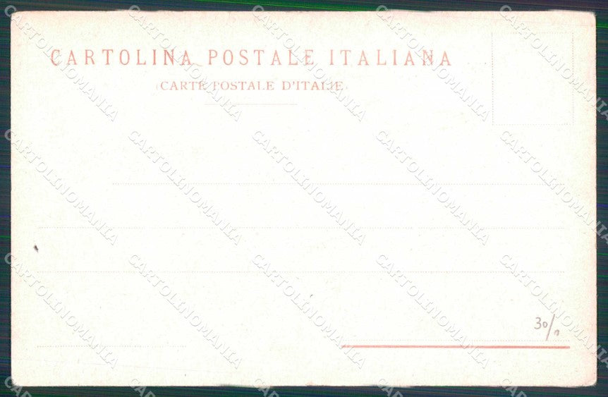 Napoli Città Costumi Venditore Erbaggi Richter 436 cartolina MX7498 – retro