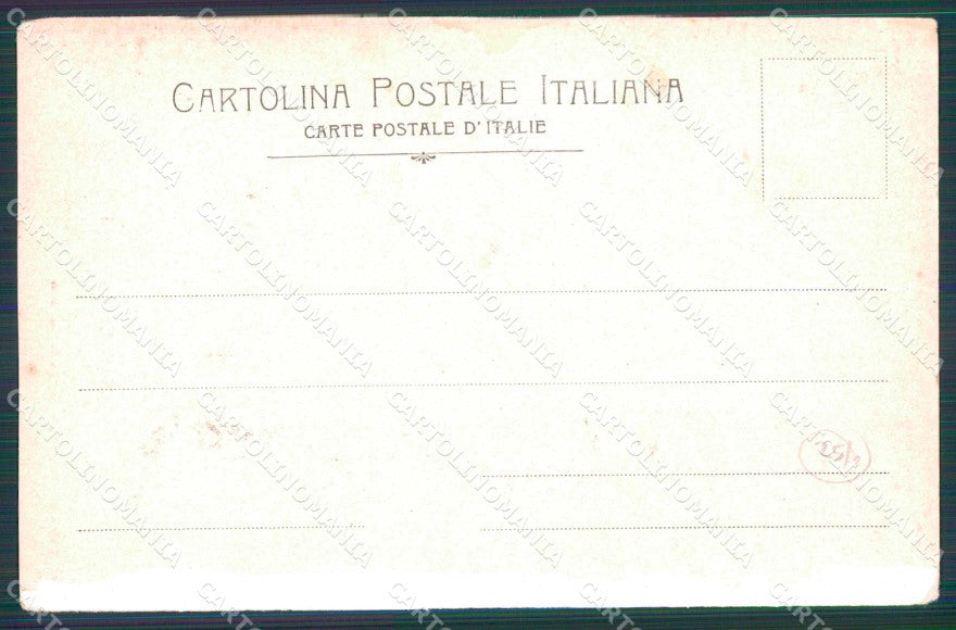 Napoli Città Costumi Venditore Lampade cartolina MX7512 – retro