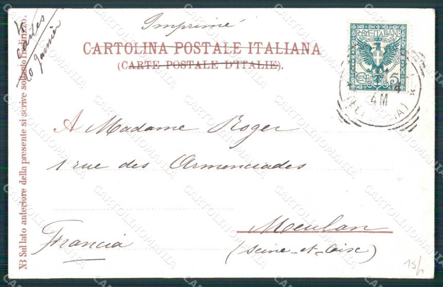Napoli Città Costumi Masaniello Eroe Rivoluzione cartolina MX7532 – retro