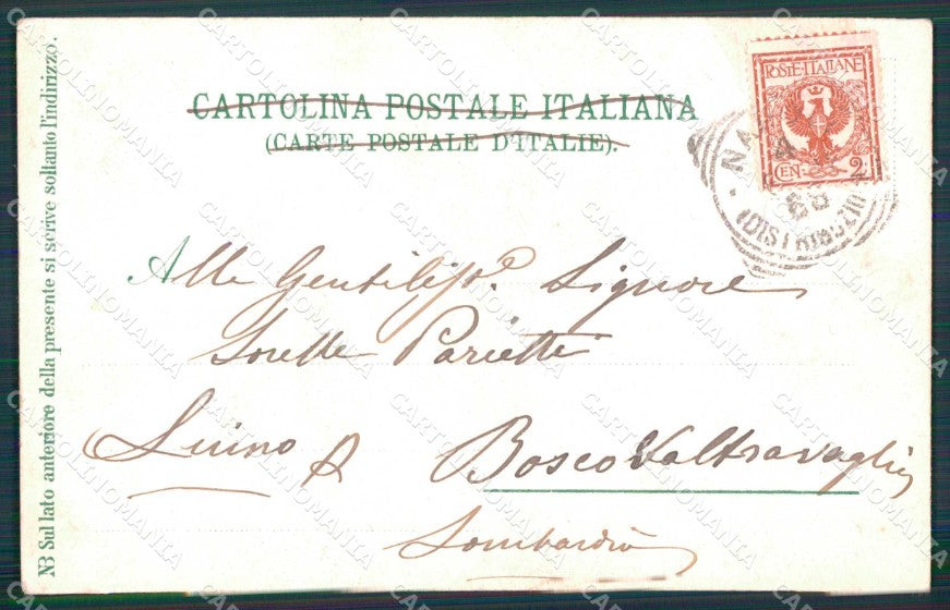 Napoli Città Costumi Masaniello Eroe Rivoluzione cartolina MX7535 – retro