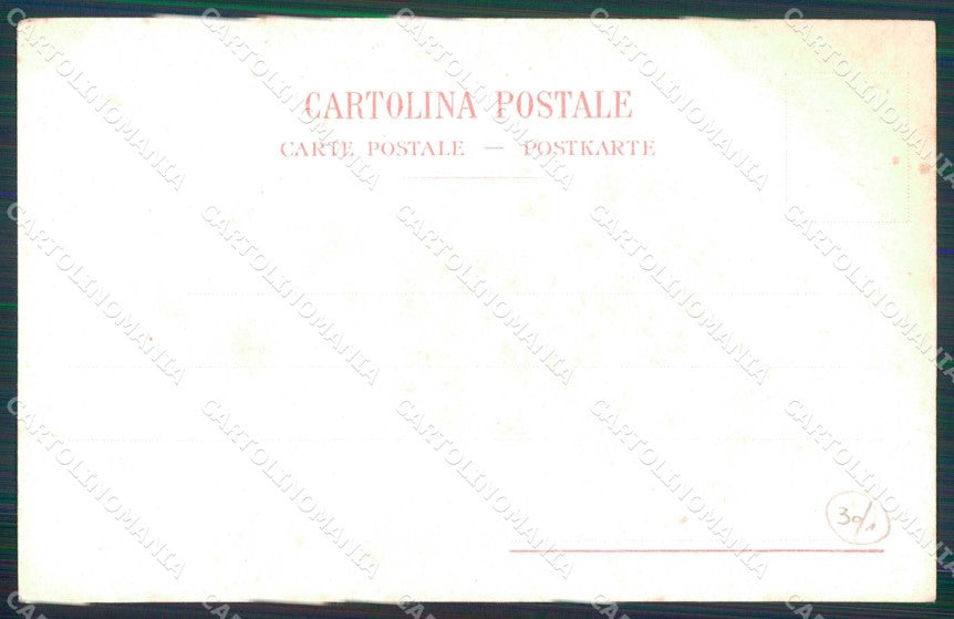 Napoli Città Costumi Scrivano Esposito Richter 190 cartolina MX7555 – retro