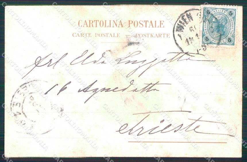 Napoli Città Costumi Scrivano Richter 119 Esposito cartolina MX7556 – retro