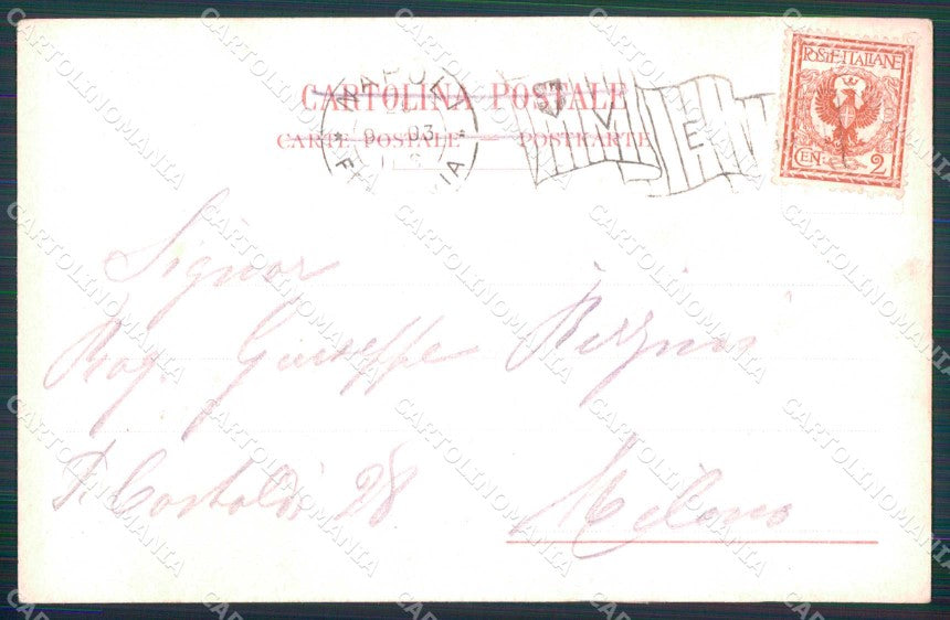 Napoli Città Tipi Napoletani Richter 195 Esposito cartolina MX7573 – retro