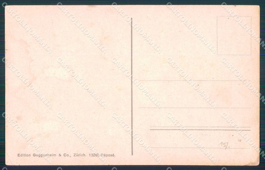 Napoli Città Tipi Napoletani Pescatore cartolina MX7574 – retro