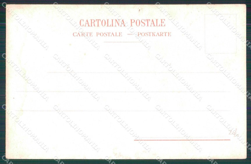 Napoli Città Costumi Venditrice Castagne Richter 333 PIEGA cartolina MX7591 – retro