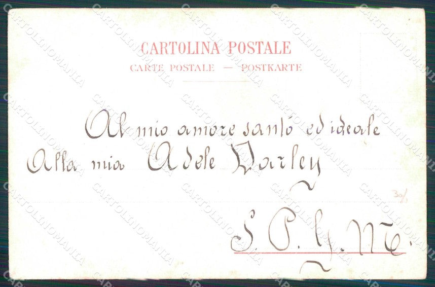 Napoli Città Costumi Venditori Cipolle Richter 184 Esposito cartolina MX7607 – retro