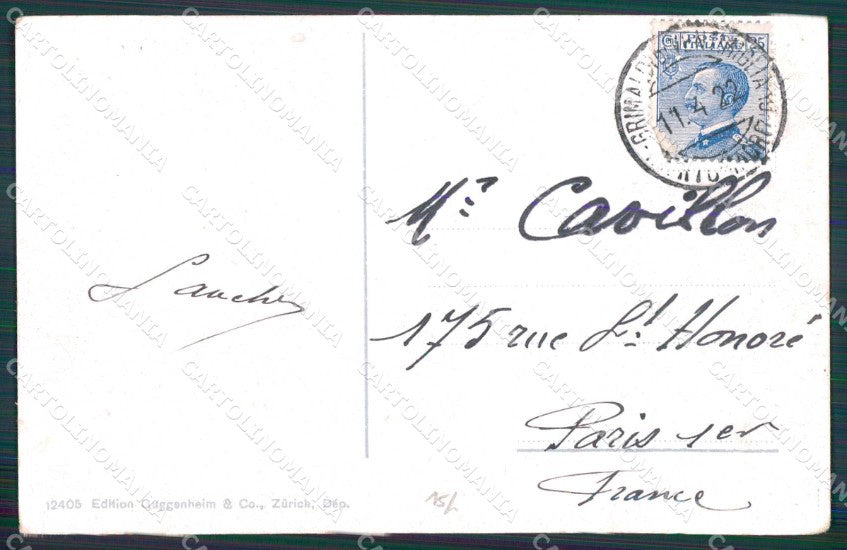 Napoli Città Costumi Mangiatori Maccheroni cartolina MX7612 – retro