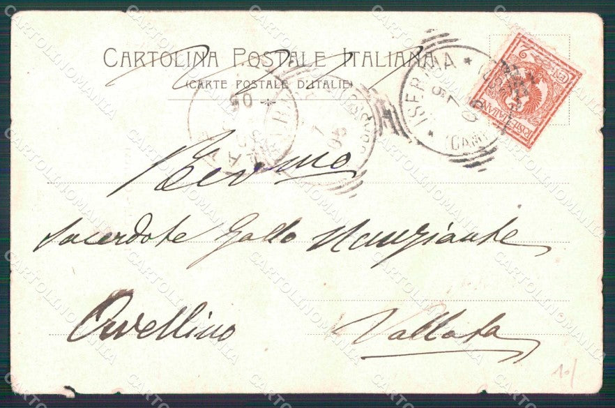 Napoli Città Costumi Scugnizzi cartolina MX7623 – retro