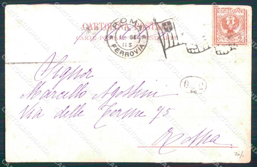 Napoli Città Costumi Venditori Cipolle Richter 184 Esposito cartolina MX7635 – retro
