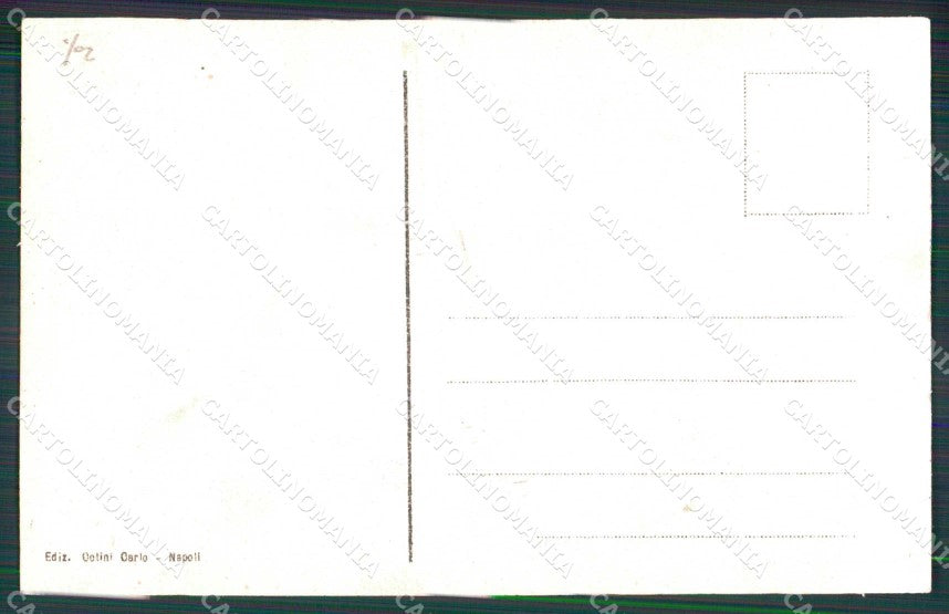 Napoli Città Costumi Mangia Maccheroni cartolina MX7669 – retro