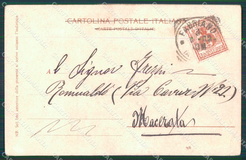 Napoli Città Costumi Venditore Agli Trenkler 14570 PIEGHINE cartolina MX7674 – retro