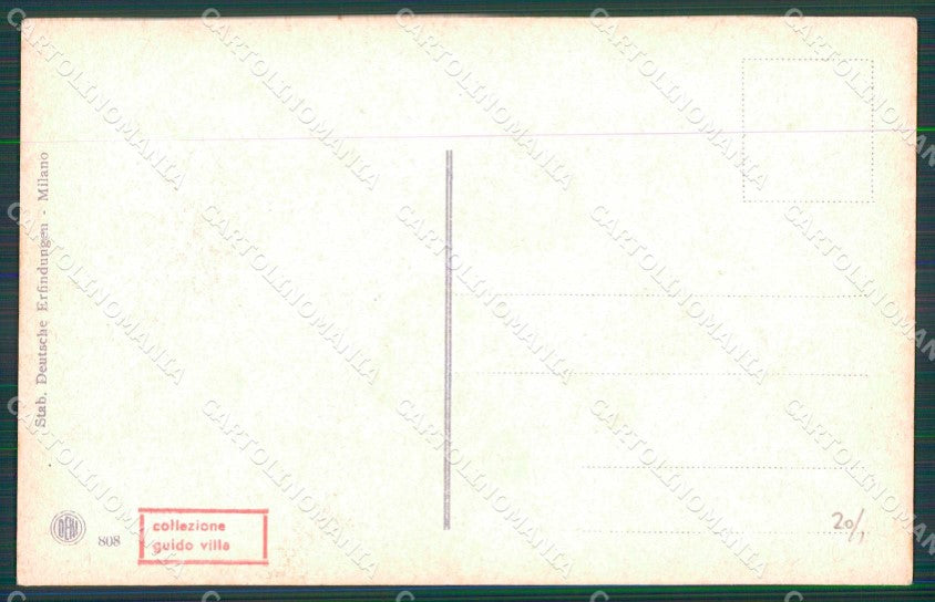 Napoli Città Costumi Venditore Agli Cipolle cartolina MX7675 – retro