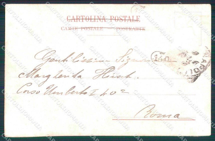 Napoli Città Costumi Pettinatrice Richter 401 cartolina MX7680 – retro