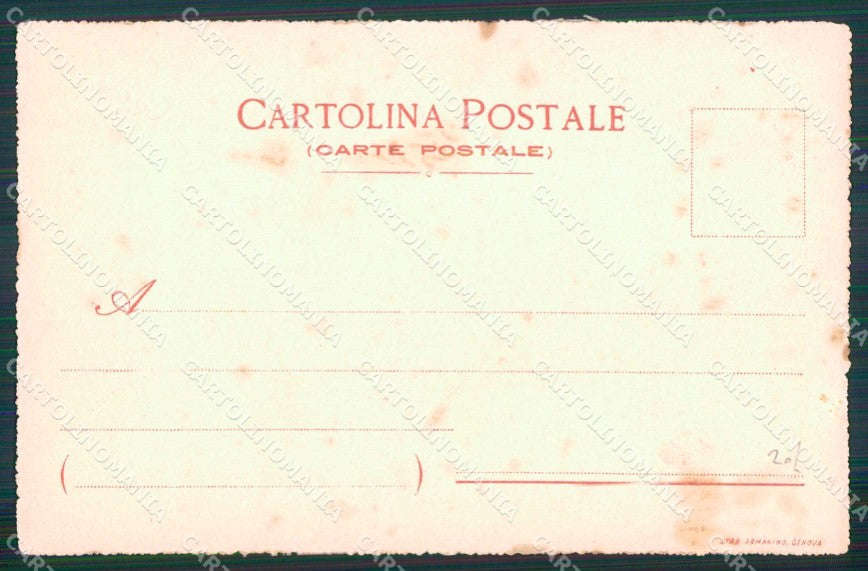 Napoli Città Tipi Napoletani Castagnaro Ragozino 106 cartolina MX7693 – retro