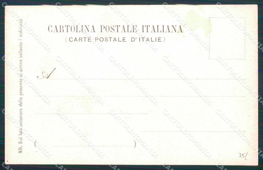 Napoli Città Costumi Venditori Tamburelli Scope Ragozino 314 cartolina MX7700 – retro