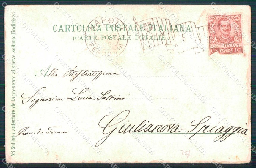 Napoli Città Costumi Lustra Scarpe Ladroncello cartolina MX7706 – retro