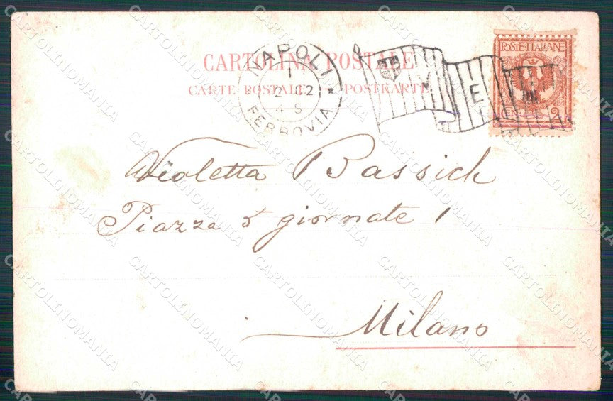 Napoli Città Tipi Napoletani Richter 168 Esposito cartolina MX7733 – retro