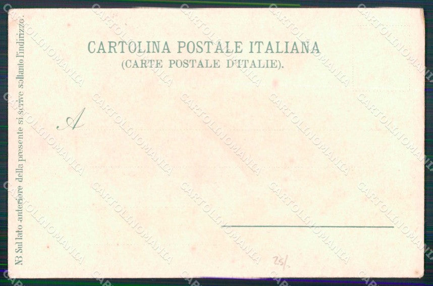 Napoli Città Costumi Dare Avere Insegnante cartolina MX7736 – retro