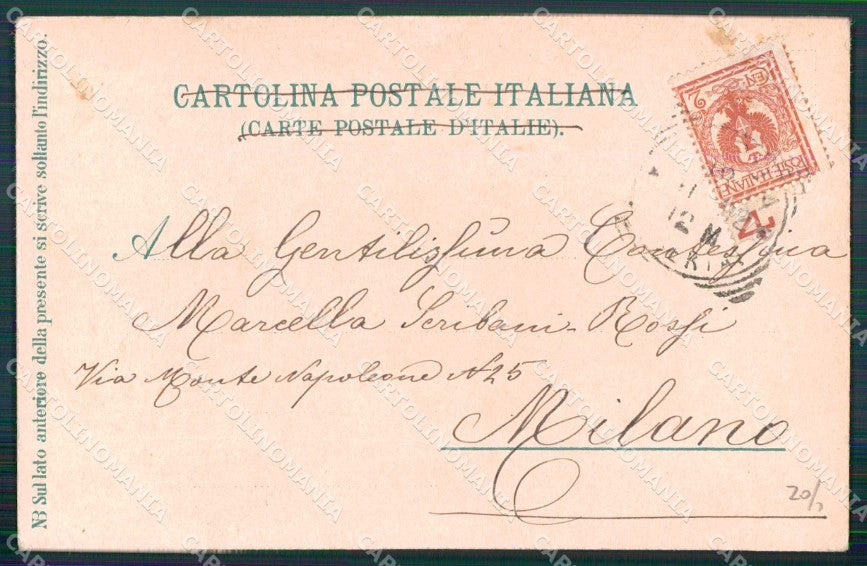 Napoli Città Costumi Dare Avere Insegnante PIEGHINA cartolina MX7737 – retro