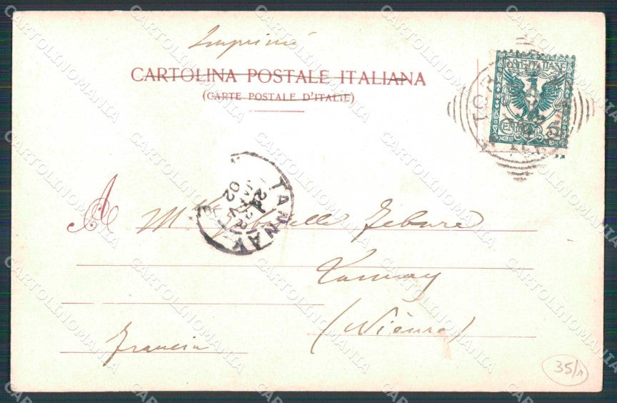 Napoli Città Costumi Scrivano Pubblico Modiano cartolina MX7742 – retro