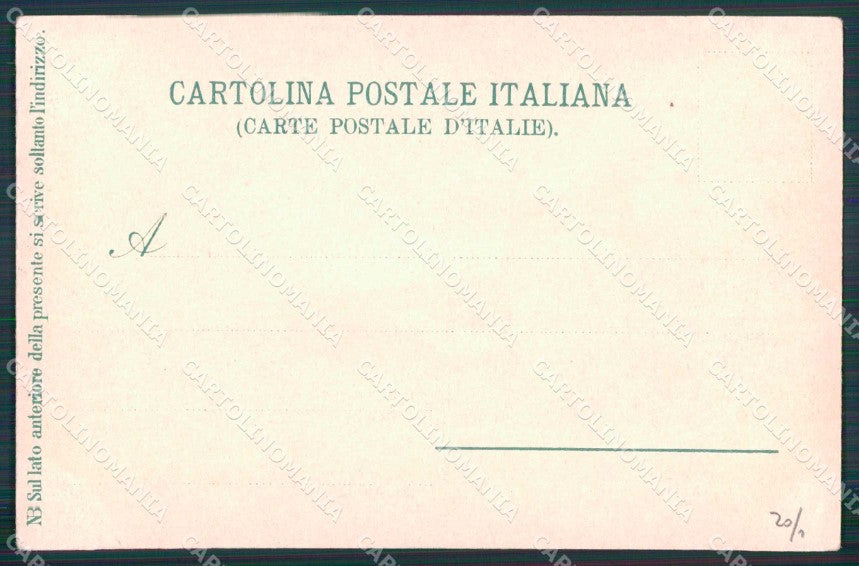 Napoli Città Costumi Venditore Agli Cipolle cartolina MX7756 – retro