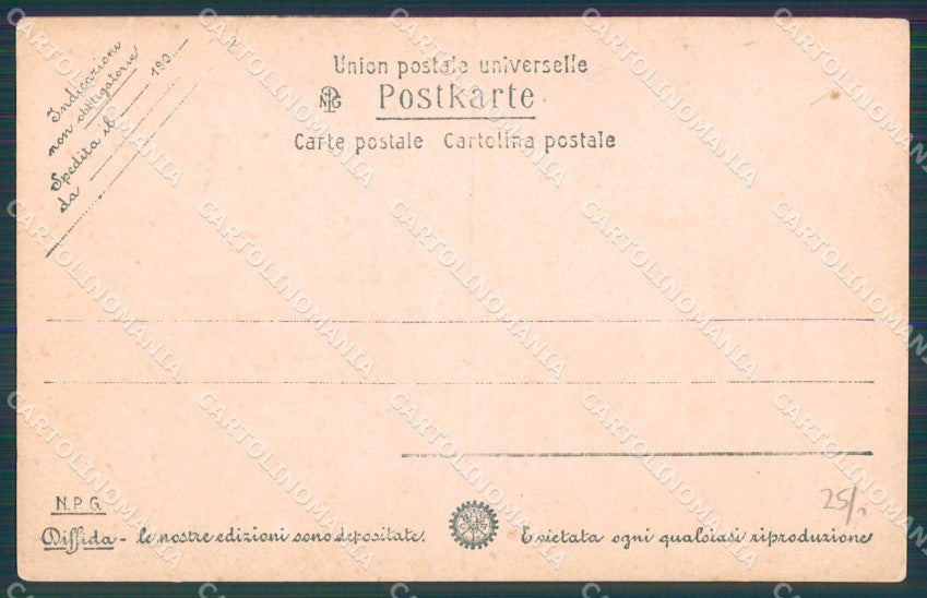 Napoli Città Costumi Contadino NPG Foto cartolina MX7797 – retro