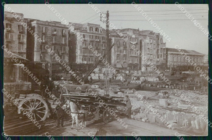 Napoli Città Porto Mercantile Mestieri Foto cartolina MX7841 – fronte