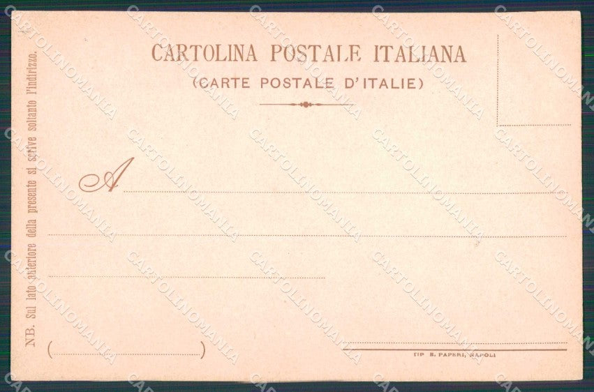 Napoli Città Vicolo Mestieri Foto cartolina MX7898 – retro