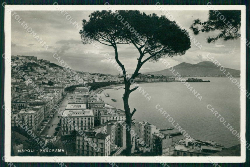 Napoli Città Veduta Generale Vesuvio Foto cartolina MX7913 – fronte