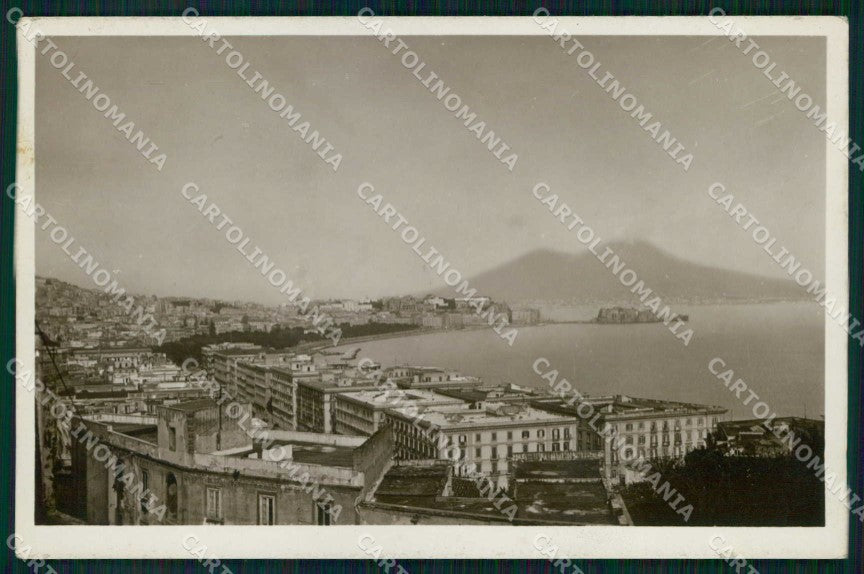Napoli Città Veduta Generale Vesuvio Foto cartolina MX7916 – fronte