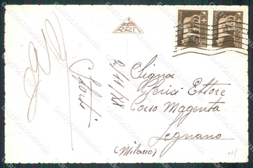 Napoli Città Stazione Centrale Tram ABRASA Foto cartolina MX7923 – retro