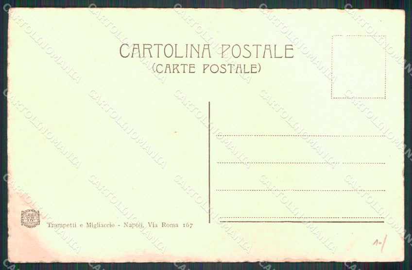 Napoli Città Strada Roma Toledo Tramway cartolina MX7934 – retro