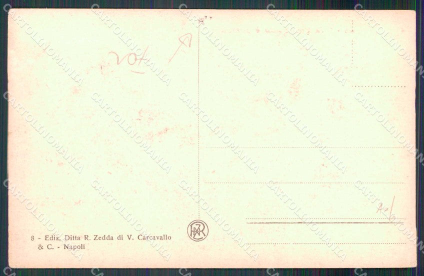 Napoli Città Via Caracciolo Mestieri Pescatori FORI cartolina MX7943 – retro
