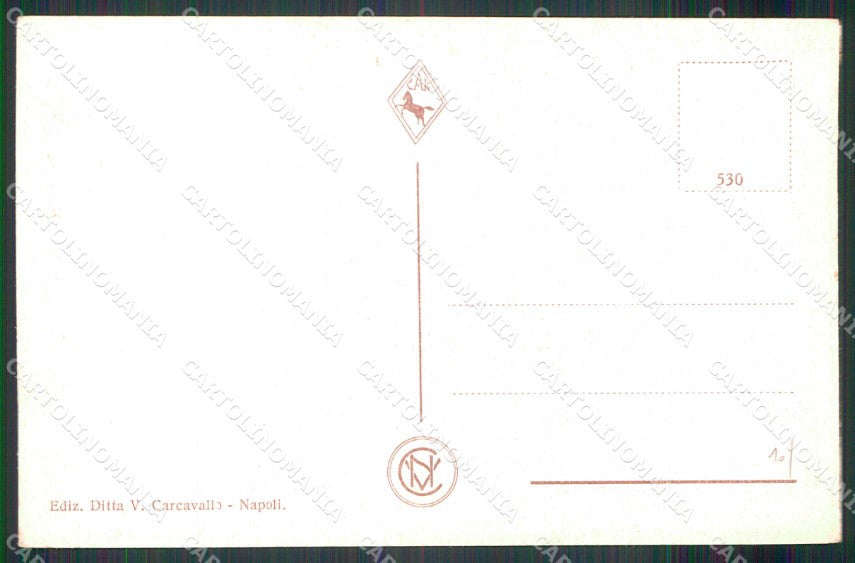 Napoli Città Piazza Dante Tram cartolina MX7945 – retro