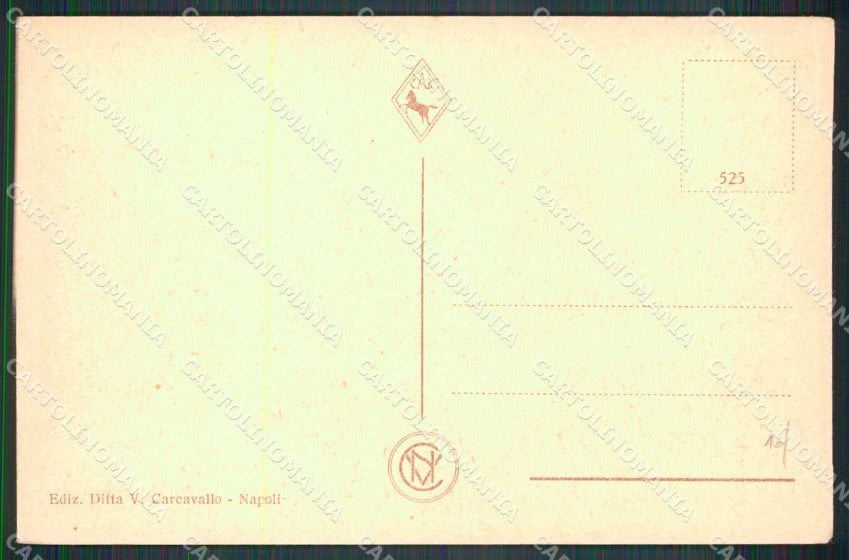 Napoli Città Piazza Borsa Tram cartolina MX7950 – retro