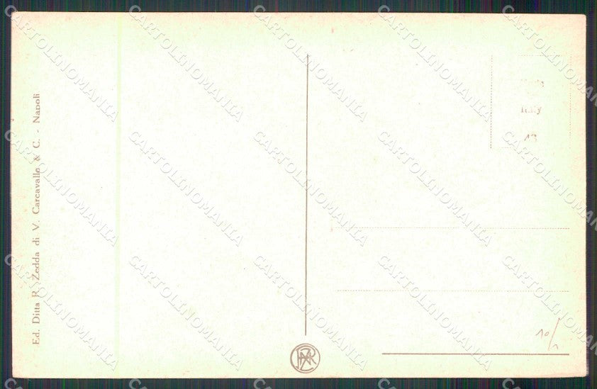 Napoli Città Parco Grifeo Hotel Bertolini cartolina MX7953 – retro