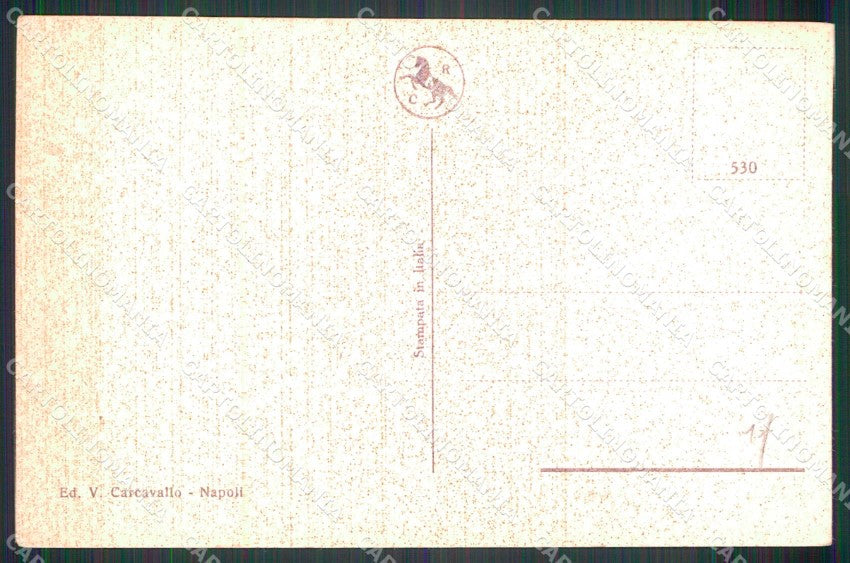 Napoli Città Piazza Dante Tram cartolina MX7963 – retro