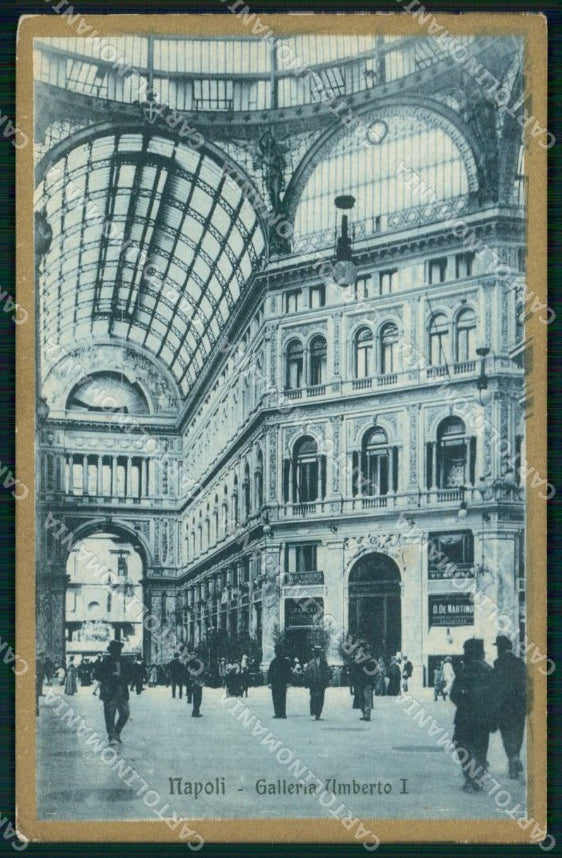 Napoli Città Galleria Umberto I Interno cartolina MX7983 – fronte