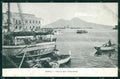 Napoli Città Immacolatella Barche Vesuvio cartolina MX7993 – fronte