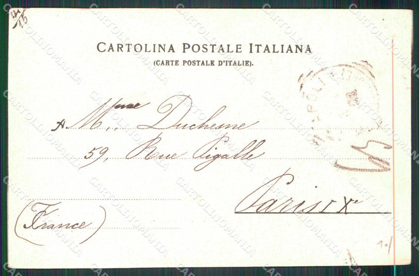 Napoli Città Villa Comunale Ragozino 4068 cartolina MX7996 – retro