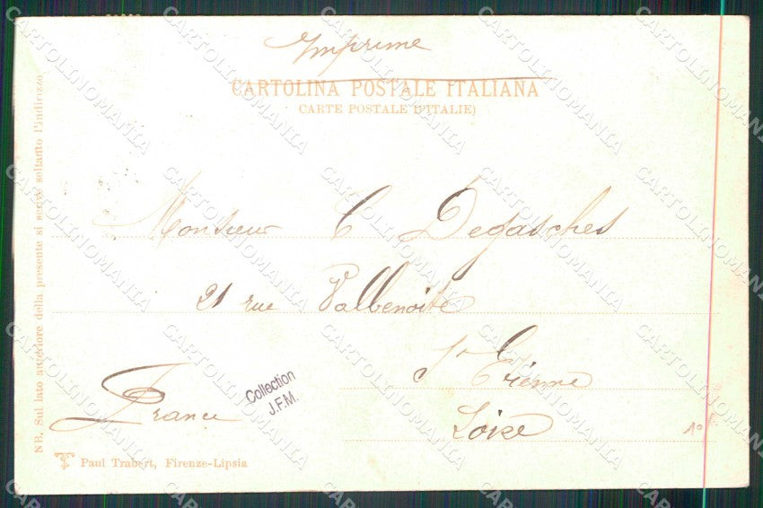 Napoli Città Castello Maschio Angioino Trabert cartolina MX7998 – retro