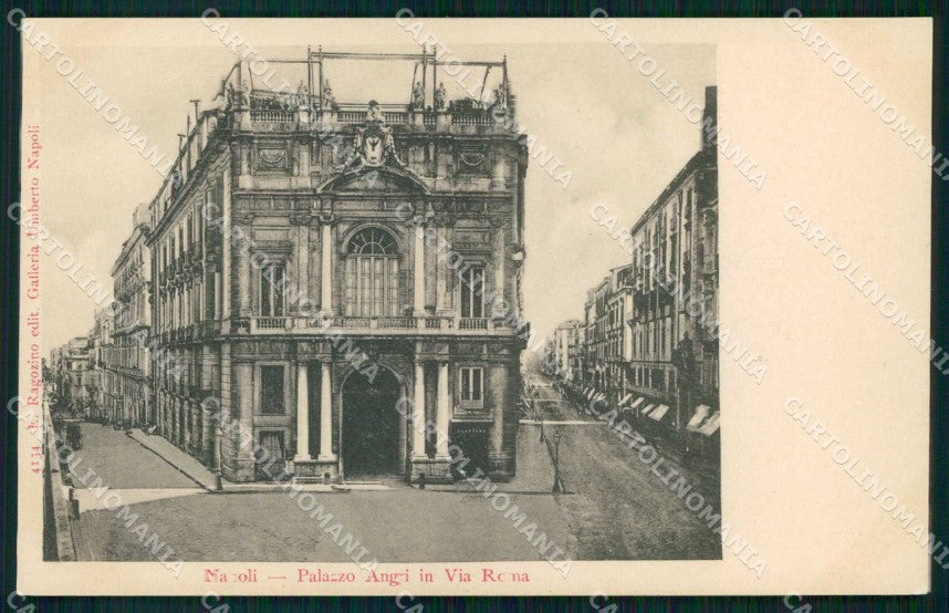 Napoli Città Palazzo Angri Via Roma Ragozino 4134 cartolina MX8002 – fronte