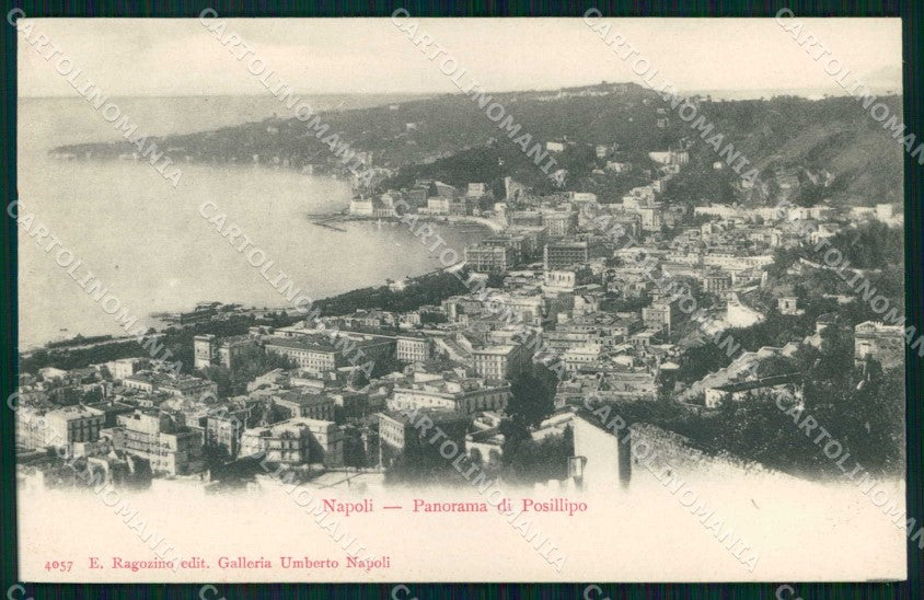 Napoli Città Veduta Posillipo Ragozino 4057 cartolina MX8008 – fronte