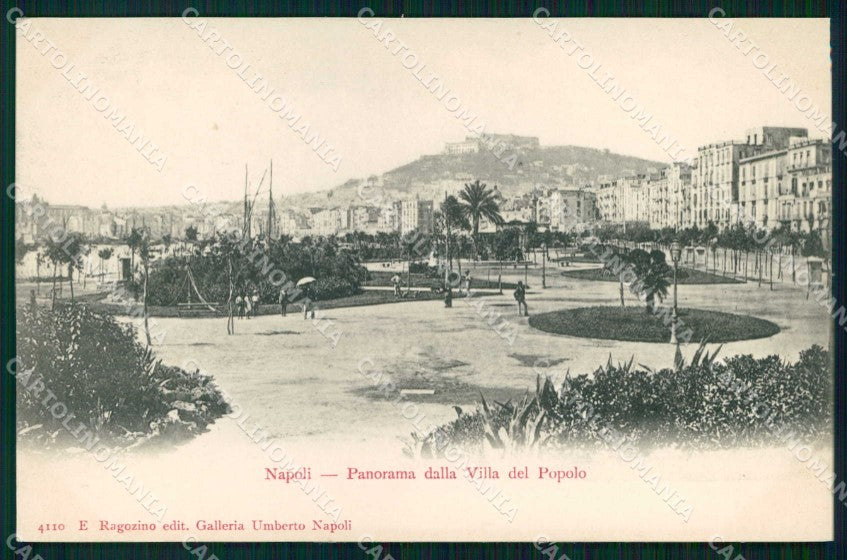 Napoli Città Veduta Generale da Villa Popolo Ragozino 4110 cartolina MX8013 – fronte