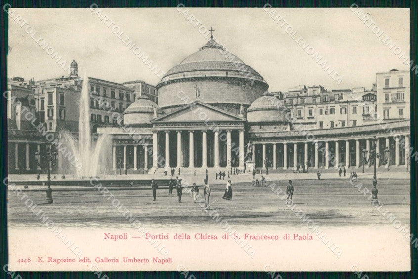 Napoli Città Portici Chiesa San Francesco Ragozino 4146 cartolina MX8017 – fronte
