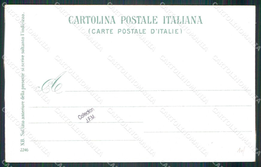 Napoli Città Posillipo Barche Palazzo Donn Anna Ragozino 2246 cartolina MX8021 – retro