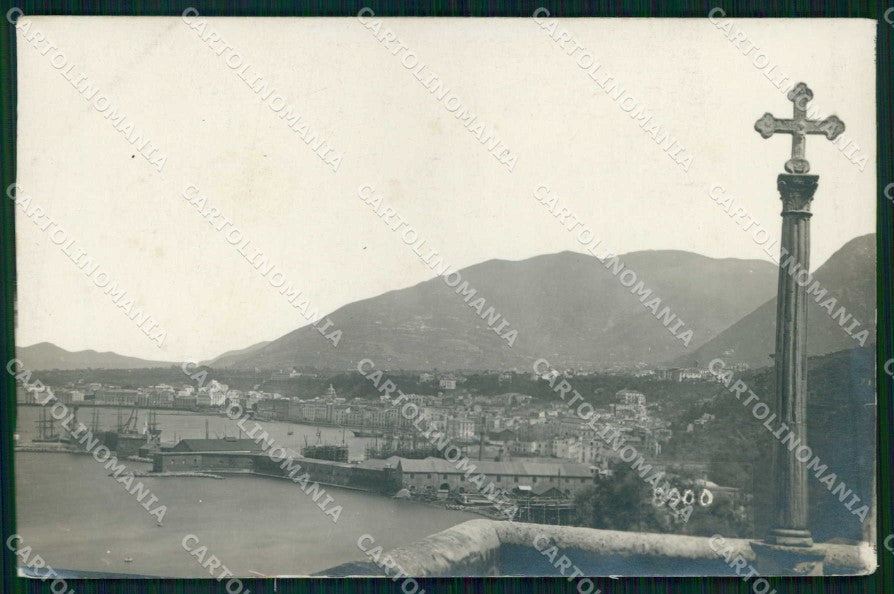 Napoli Città Veduta Porto Barche PIEGHINA Foto cartolina MX8022 – fronte