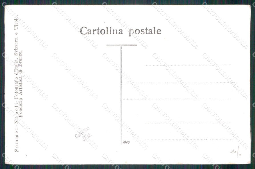 Napoli Città Veduta Porto Barche PIEGHINA Foto cartolina MX8022 – retro
